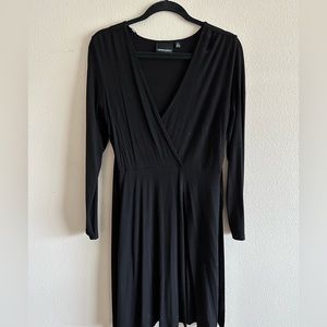 Cynthia Rowley black wrap dress, M